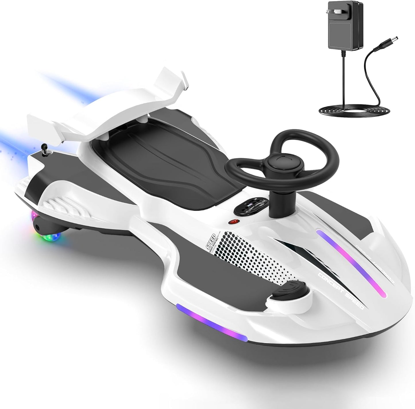 12V Electric Wiggle Ride-On Car for Kids