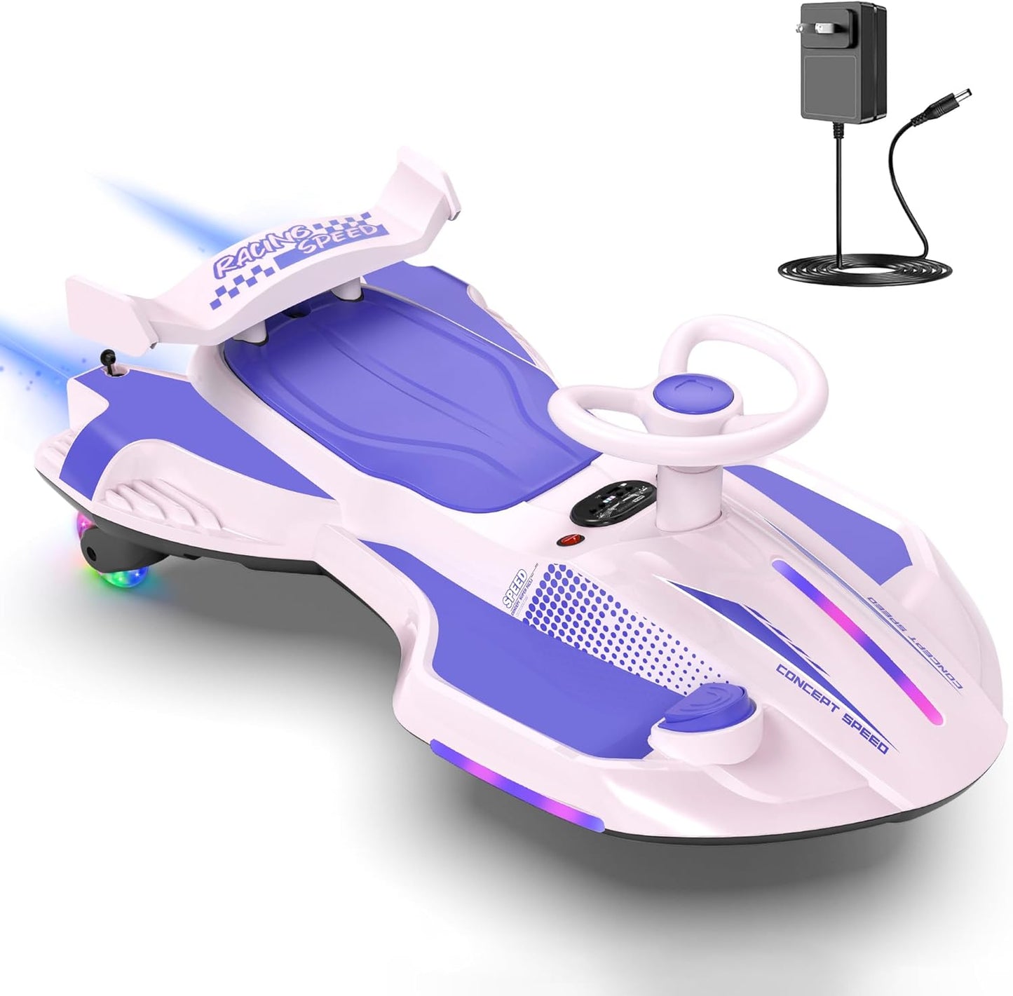 12V Electric Wiggle Ride-On Car for Kids
